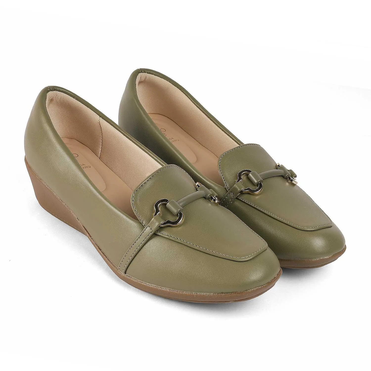 slow life Everyday Shoes Tresmode Trevy Green Women's Casual Sole Loafers