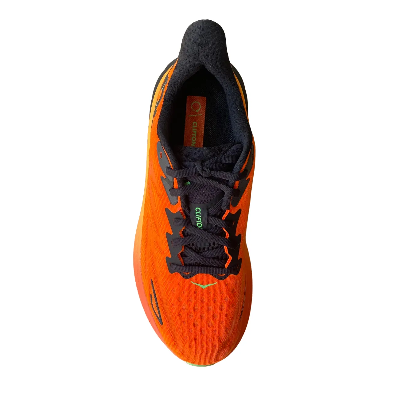 Hoka One One scarpa da corsa da uomo Clifton 9 1127895/FVOR rosso-arancio Speed Flex