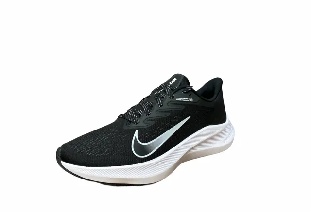 Cushioned Midsole Nike scarpa da corsa Zoom Winflo 7 CJ0291 005 nero-bianco-antracite