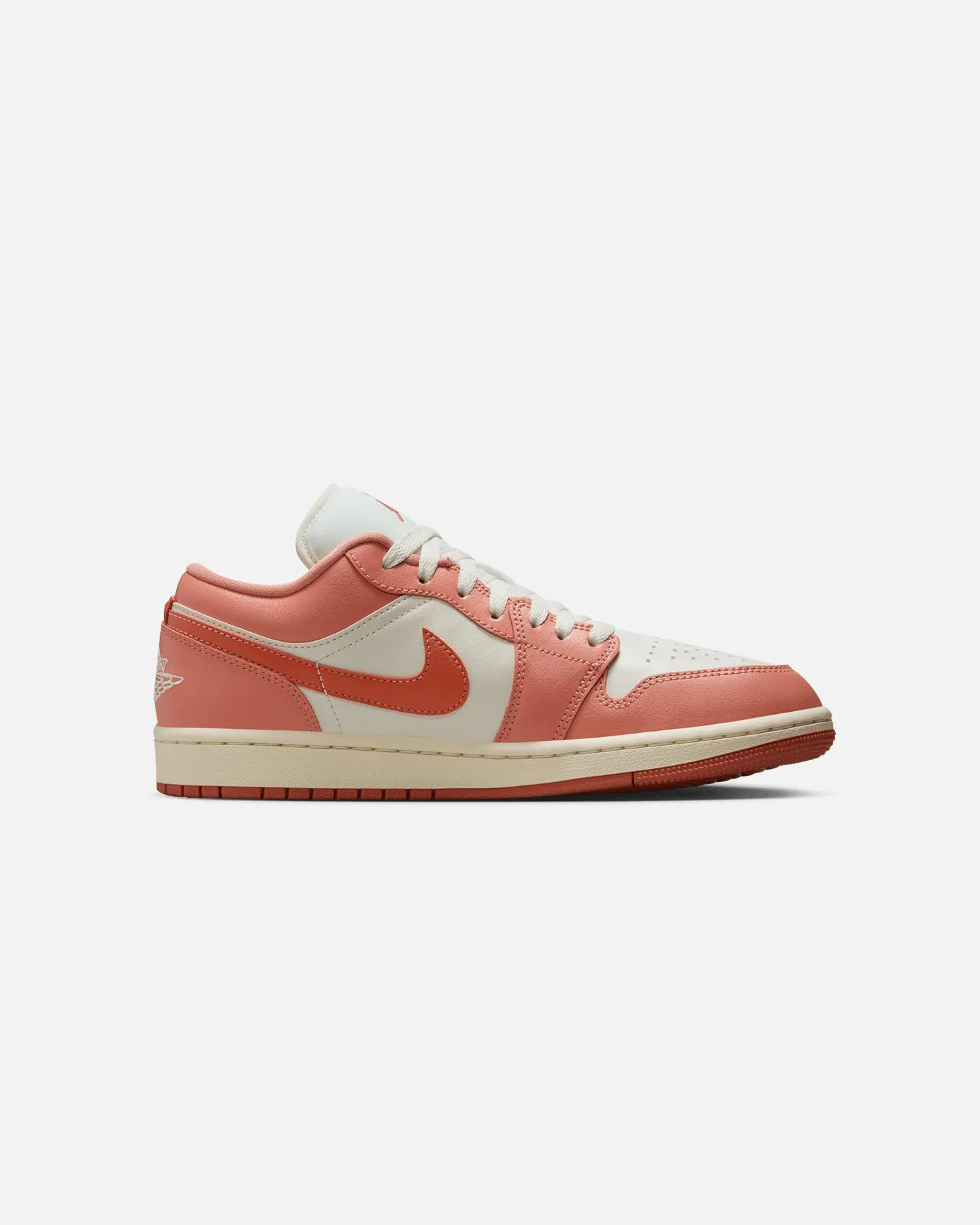 Jordan Women's Air Jordan 1 Low Sail/Madder Root Breathable Play Mode