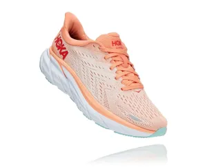 superhero - themed running option Hoka One One scarpa da corsa da donna Clifton 8 1119394/CSPY cantaloupe/silver peony