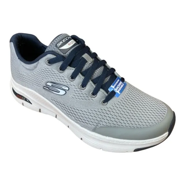 Skechers scarpa sneakers da uomo Arch Fit 232040/GYNV grigio blu campus