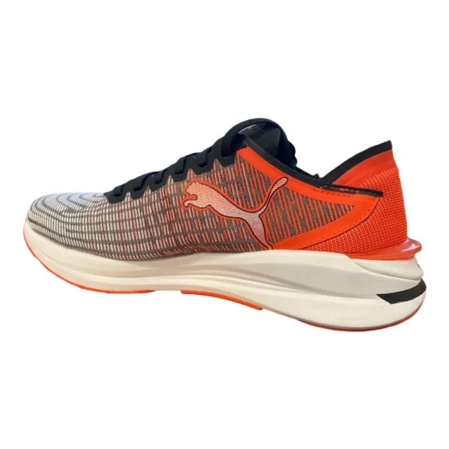 Puma scarpa da running uomo Electrify Nitro 195173 12 black-cherry tomato-white Half - size down heel - support - system