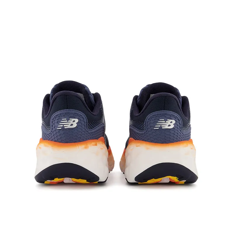 Reinforced Heel Support weekend warriors Fresh Foam More v3 - Eclipse with Vibrant Orange - Men's