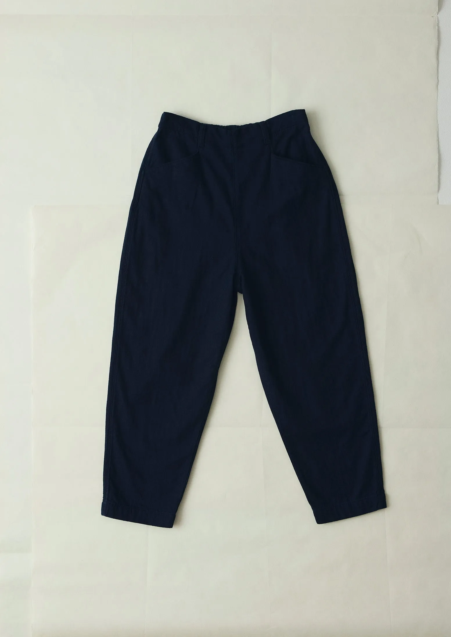 Low Bulk Material Alix Indigo Twill Pants | Indigo