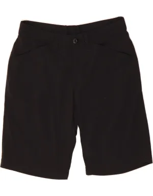 EDDIE BAUER Womens Casual Shorts US 2 XS W30  Black Nylon Weekend Style Stretch Support