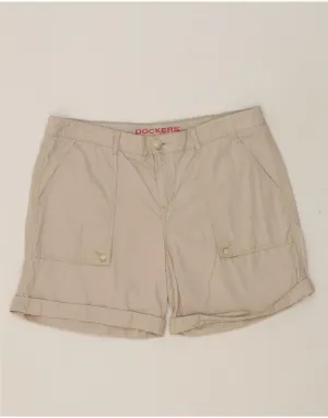 Cozy Feel DOCKERS Womens Mid Rise Chino Shorts US 14 XL W34  Beige Cotton