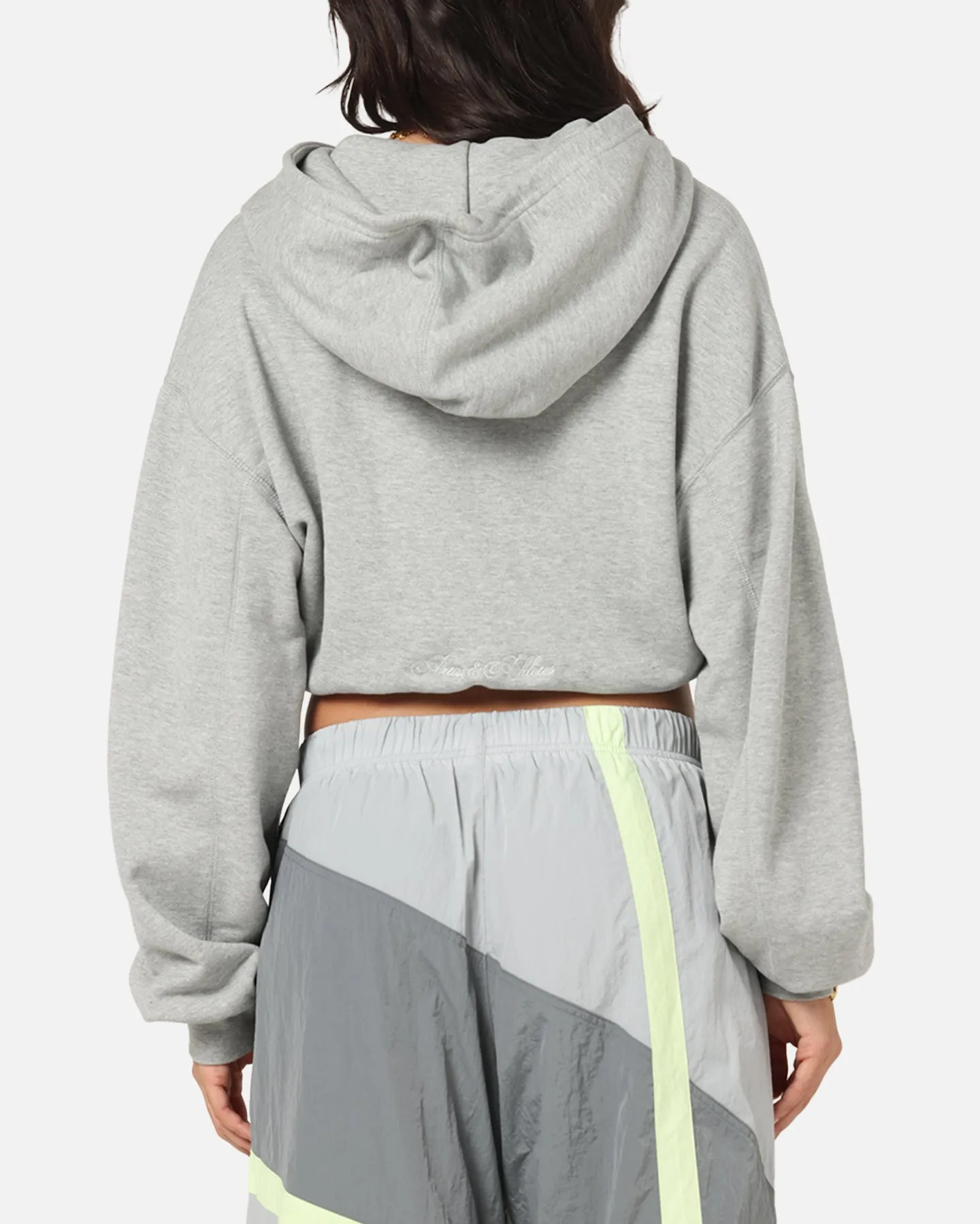 Everyday Layer Nike Women's Sportswear Full-Zip Cropped French Terry Hoodie Grey