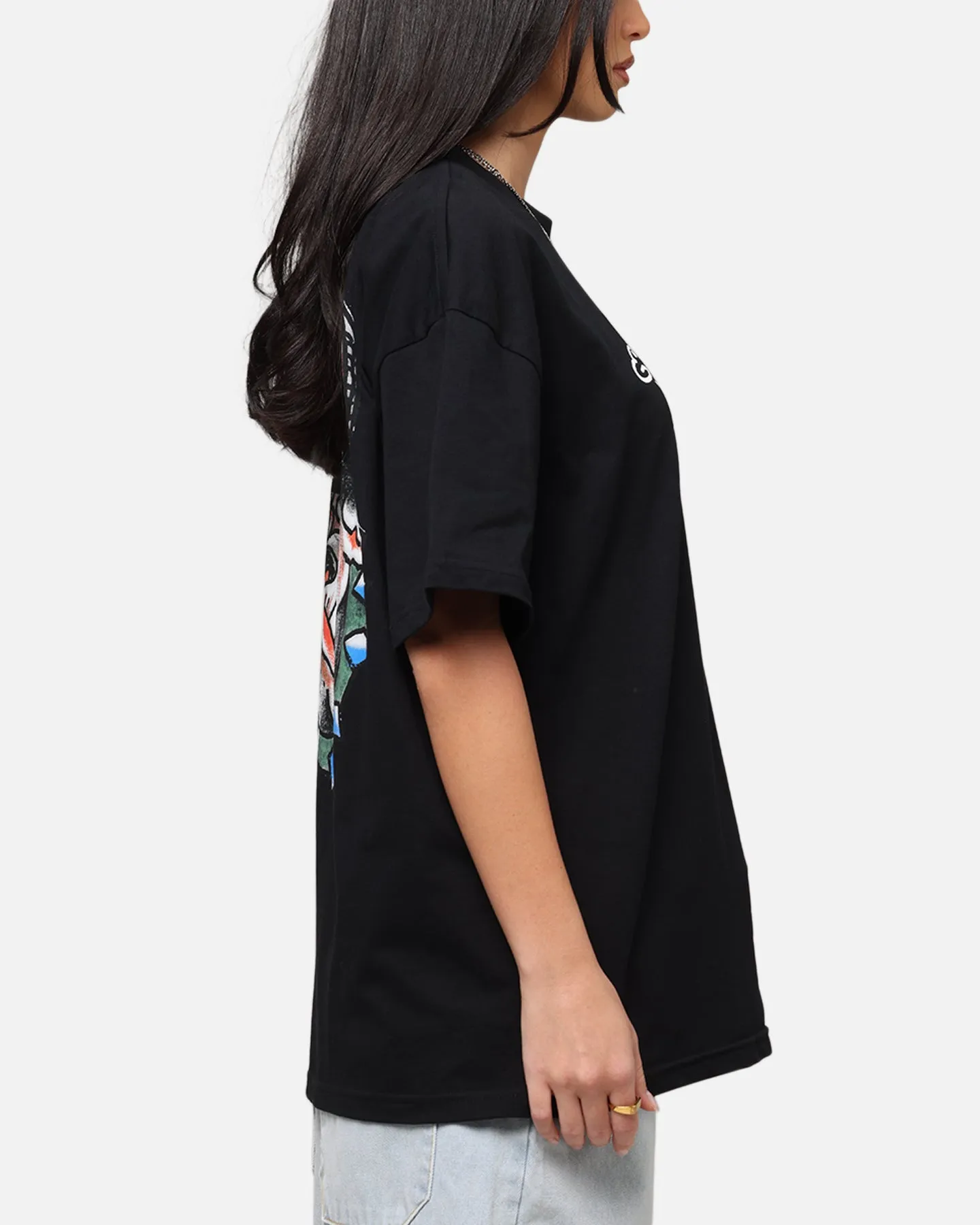 Ed Hardy Bulldog T-Shirt Black quick-drying