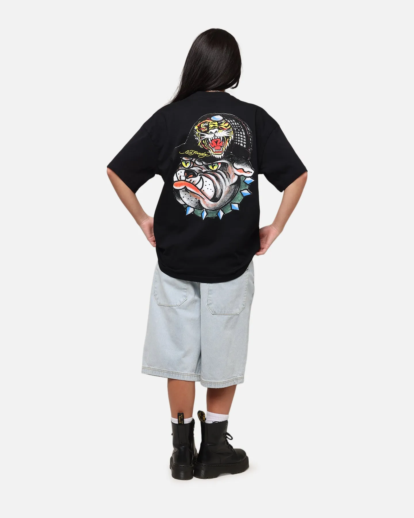 Perfect For Relaxing Ed Hardy Bulldog T-Shirt Black