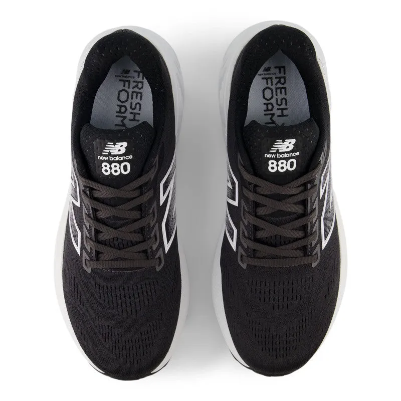 Fresh Foam X 880v15 - Black with White and Reflection - Men's calf - support running shoes High Abrasion Zones