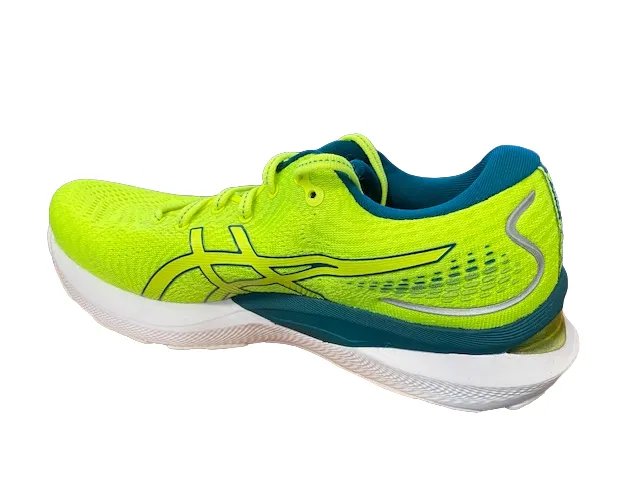 Asics scarpa da corsa da uomo Gel Cumulus 24 1011B366 750 giallo verde Mesh - Upper Heel Cushioning
