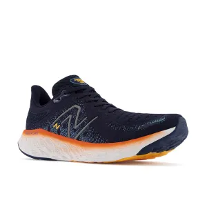 running in a bike lane area shoes running in a fun run Fresh Foam X 1080v12 - Eclipse with Vibrant Orange and Spring Tide