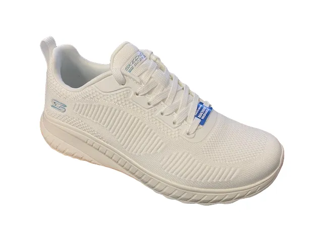 Skechers scarpa sneakers da donna Bob Squad Chaos Face Off 117209/OFWT bianco latte running in a delta area shoes