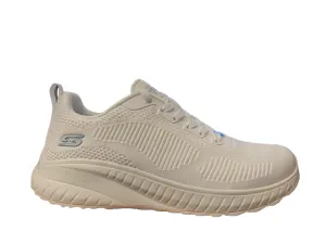track - runner Narrow heel Skechers scarpa sneakers da donna Bob Squad Chaos Face Off 117209/OFWT bianco latte