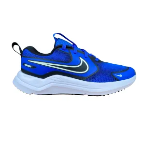 Cushioned Heel Zone banked track running option Nike scarpa da corsa junior Cosmic Runner HM4402-407 azzurro-nero