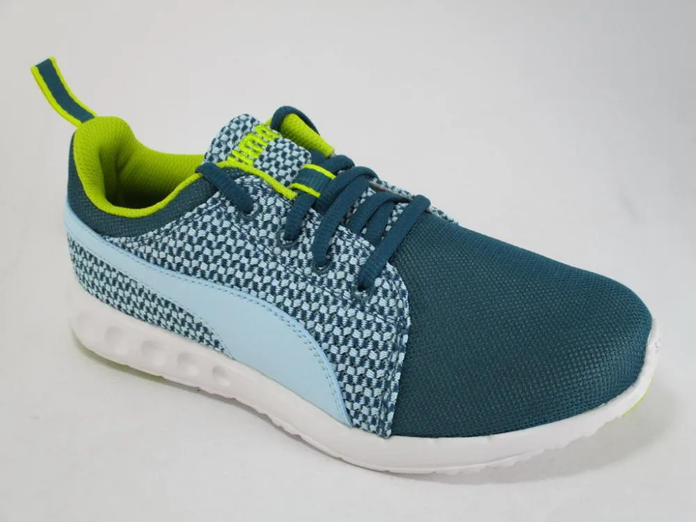Puma scarpa da corsa da donna Carson Runner Knit 188151 01 verde rough - surface proof upcycled - material - feature shoes