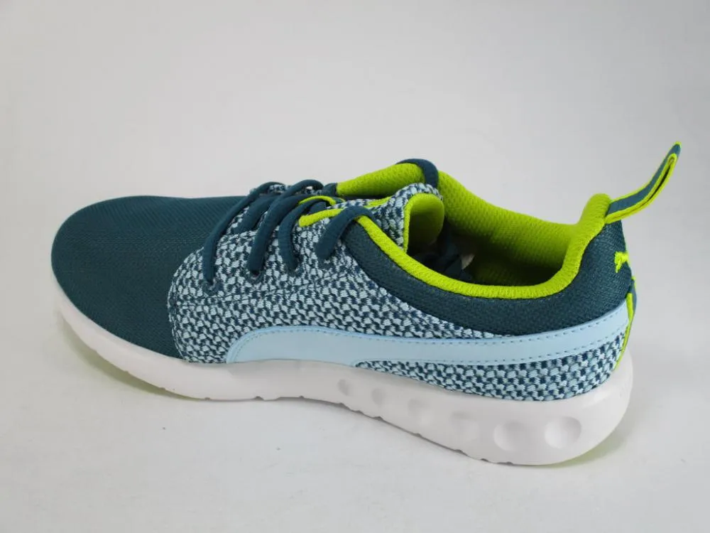 Puma scarpa da corsa da donna Carson Runner Knit 188151 01 verde Reactive Rocker Geometry