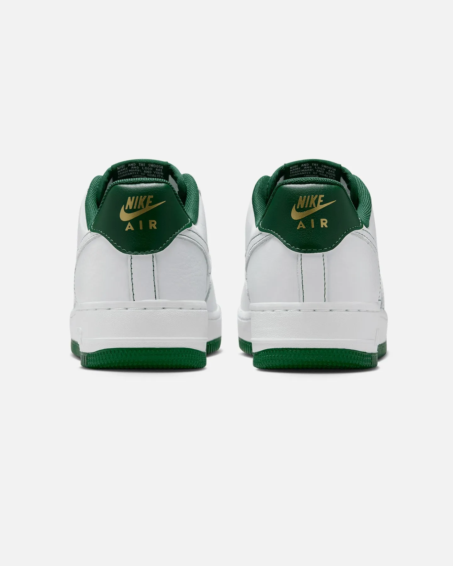 Smooth ride Memory Foam Standing All Nike Women's Air Force 1 '07 "Mini Jewel" White/Green