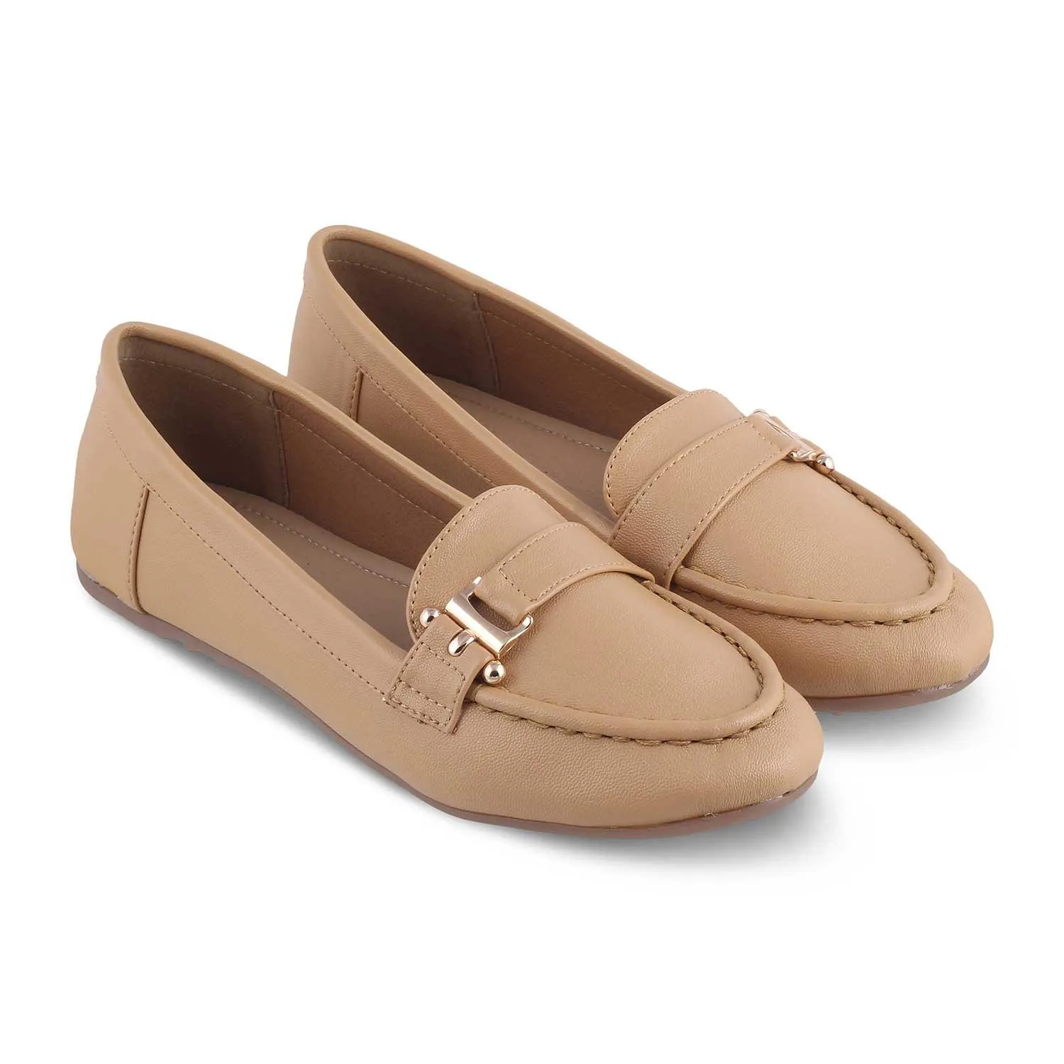 The Lativa Beige Women's Dress Loafers Tresmode Air Walk Neutral design
