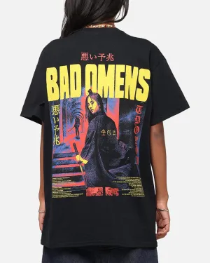 Temperature Regulating Fabric Timeless Comfort Bad Omens Samurai Girl T-Shirt Black