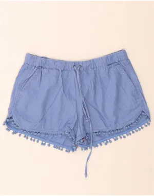Roll Resistant Waist nylon blend J. CREW Womens Casual Shorts Small W27  Blue Linen