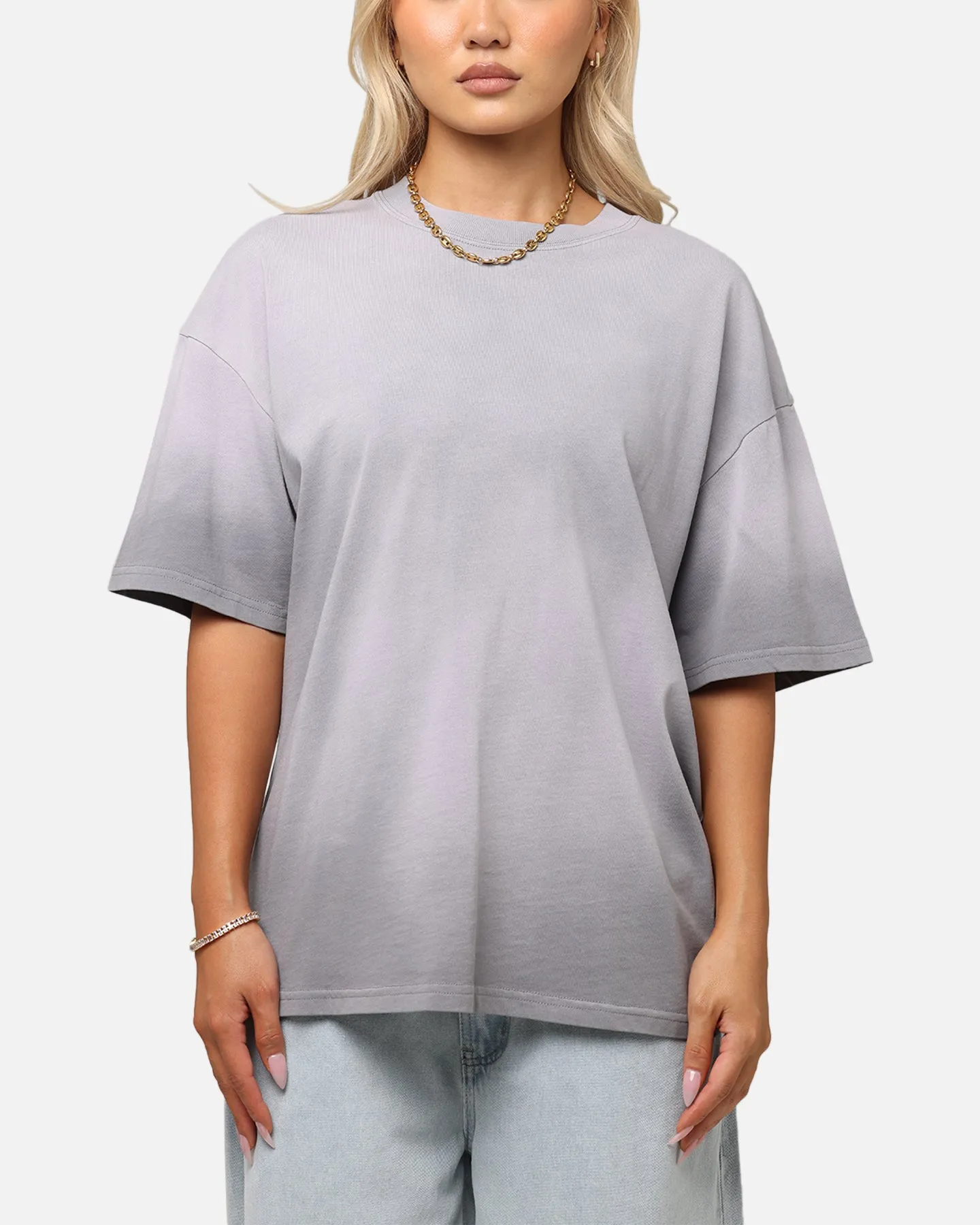 Culture Kings Sunfade T-Shirt Grey Organic Cotton Biodegradable Textile