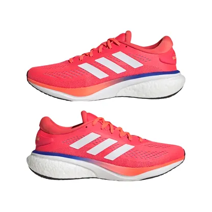 square - toe shoes Adidas Scarpa da corsa da uomo Supernova 2.0 HQ9937 rosso solare bianco blu