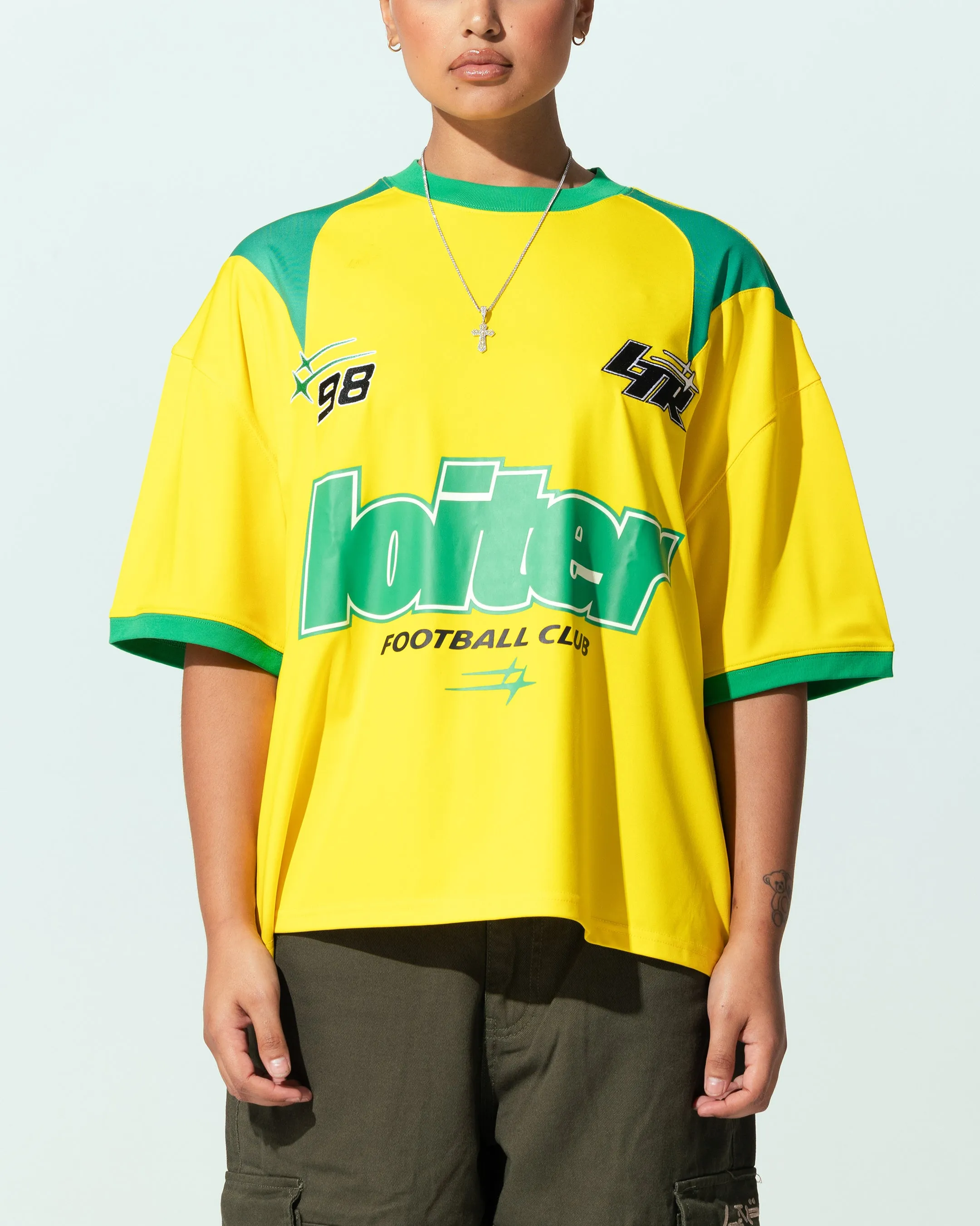 Easy-to-Match Loiter Tournament Jersey Yellow/Green