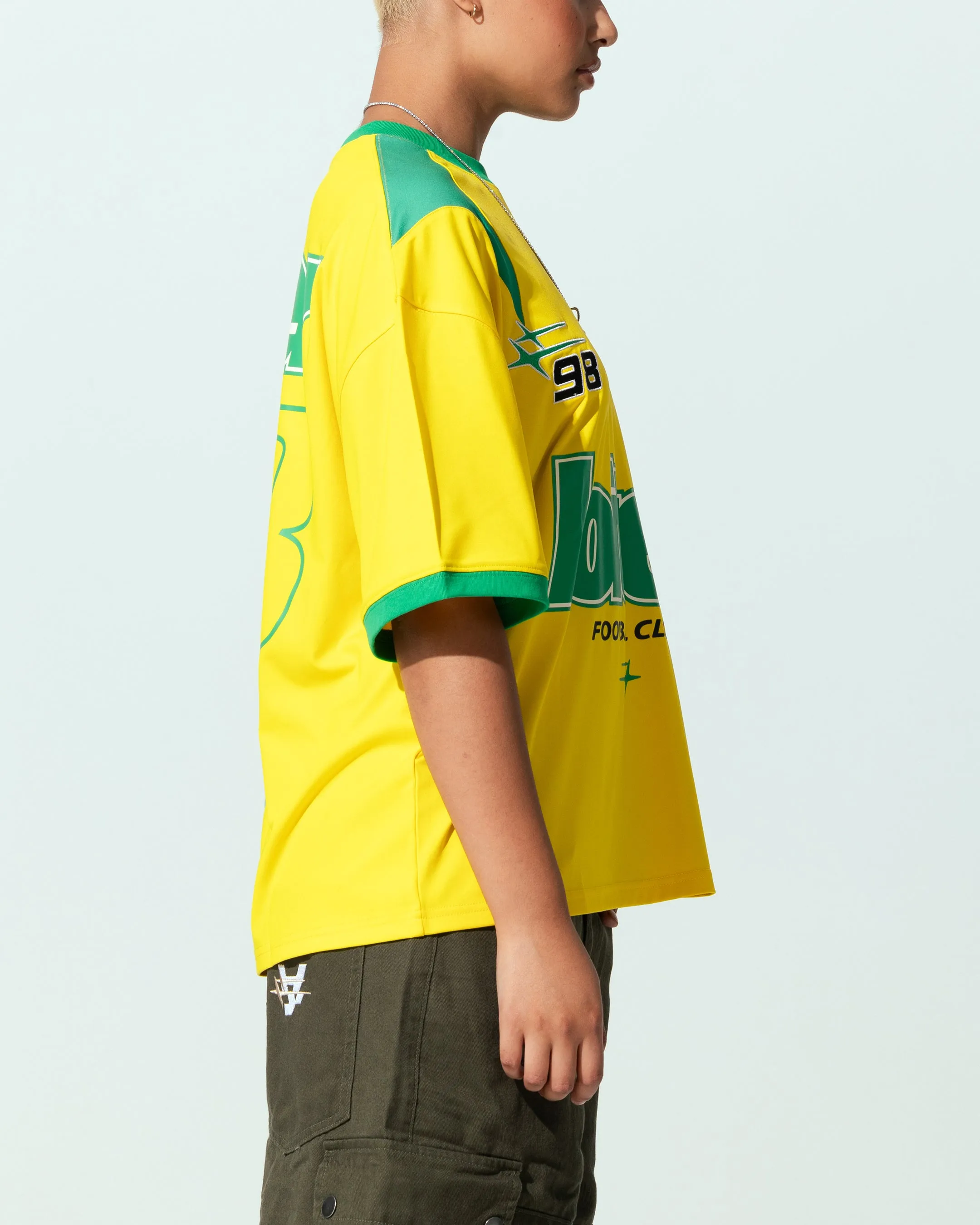 Loiter Tournament Jersey Yellow/Green Daily Comfort Style Valentine's Day