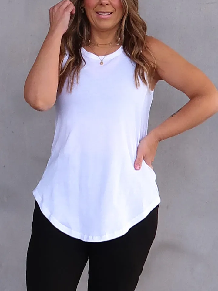 Keira Tank - White Combat - ready