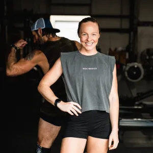 Women's Box Basics Muscle Tank data analysis plastic material