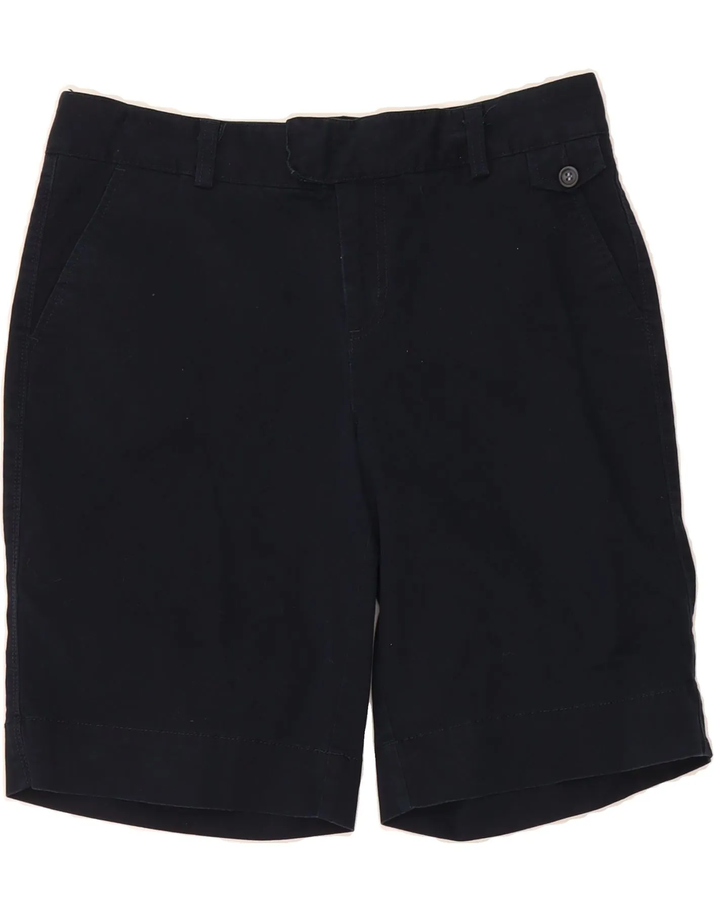 sustainable product DOCKERS Womens Chino Shorts US 10 Large W34  Navy Blue Cotton