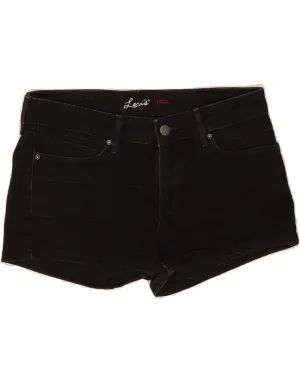 Chill Wear windproof LEVI'S Womens Denim Shorts W29 Medium Black Cotton