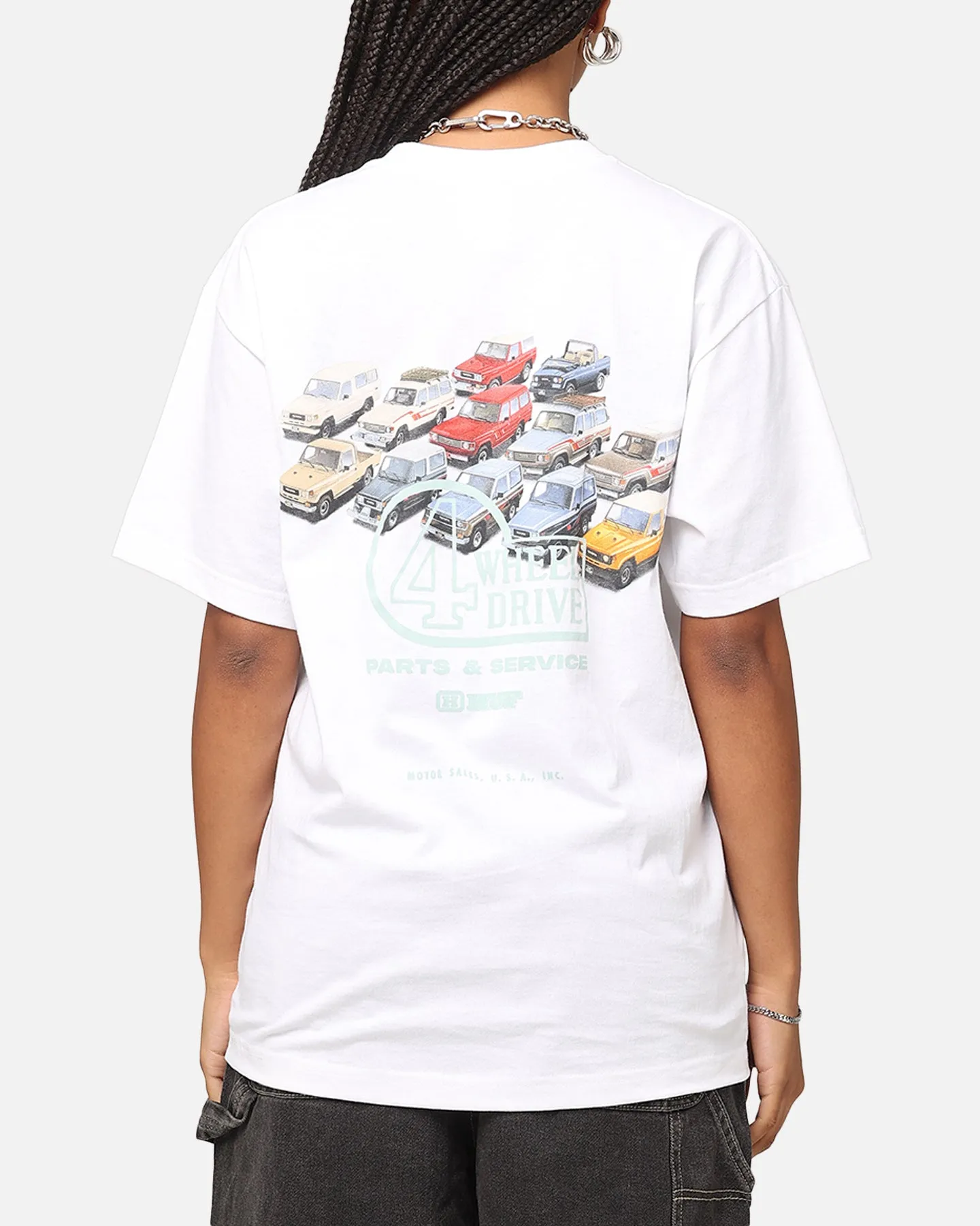 Huf X Toyota Timeline T-Shirt White Non Iron Finish