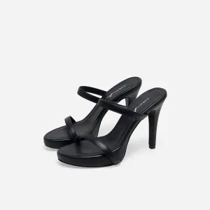 Macy Strappy Mules Comfortable Platform Heels Youth Style