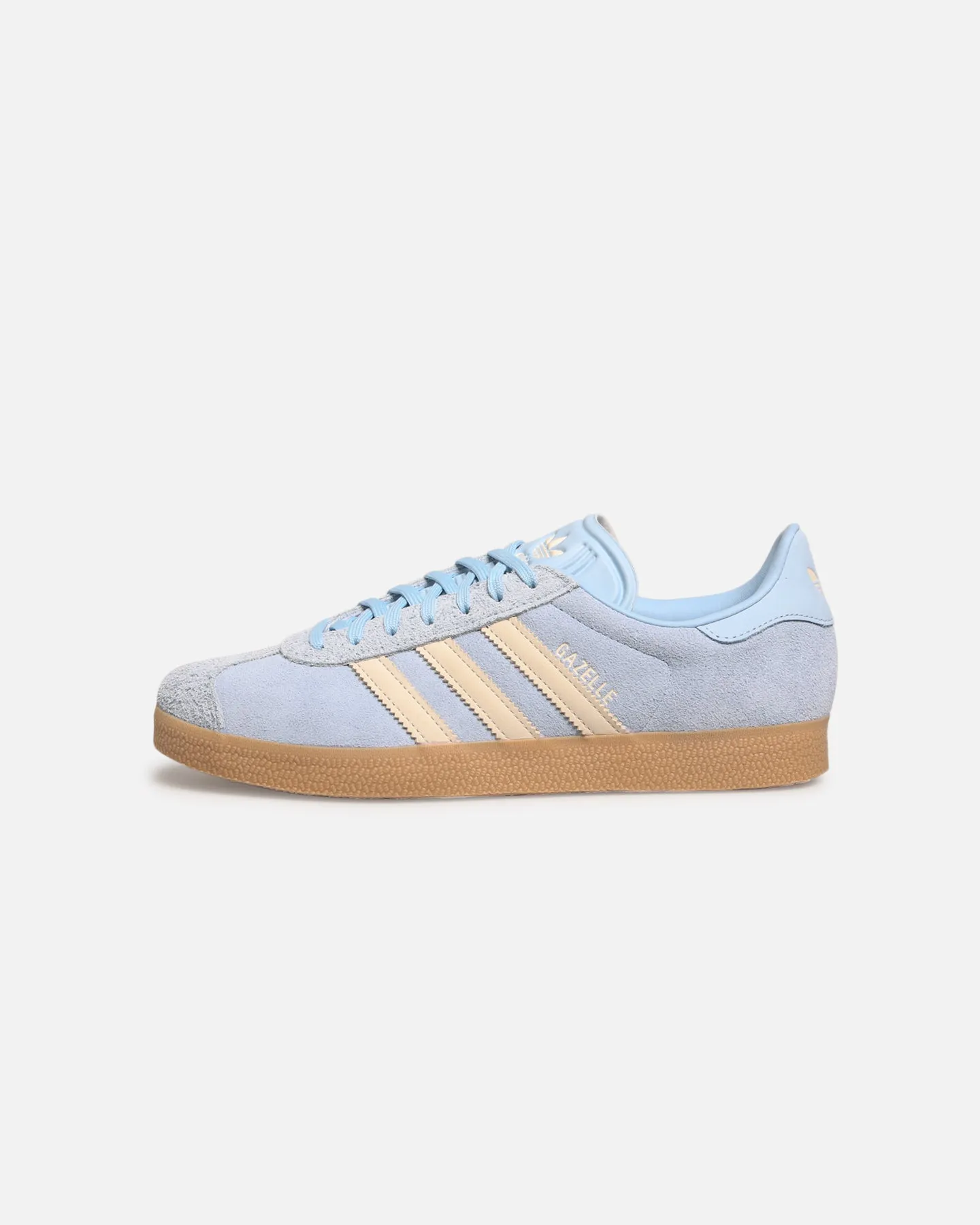 Quick Motion Comfort Tongue Adidas Women's Gazelle Clear Sky