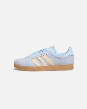 Quick Motion Comfort Tongue Adidas Women's Gazelle Clear Sky