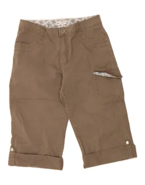 Quick Dry Tech LEE Womens Cargo Bermuda Shorts US 6 Medium W30  Grey Cotton
