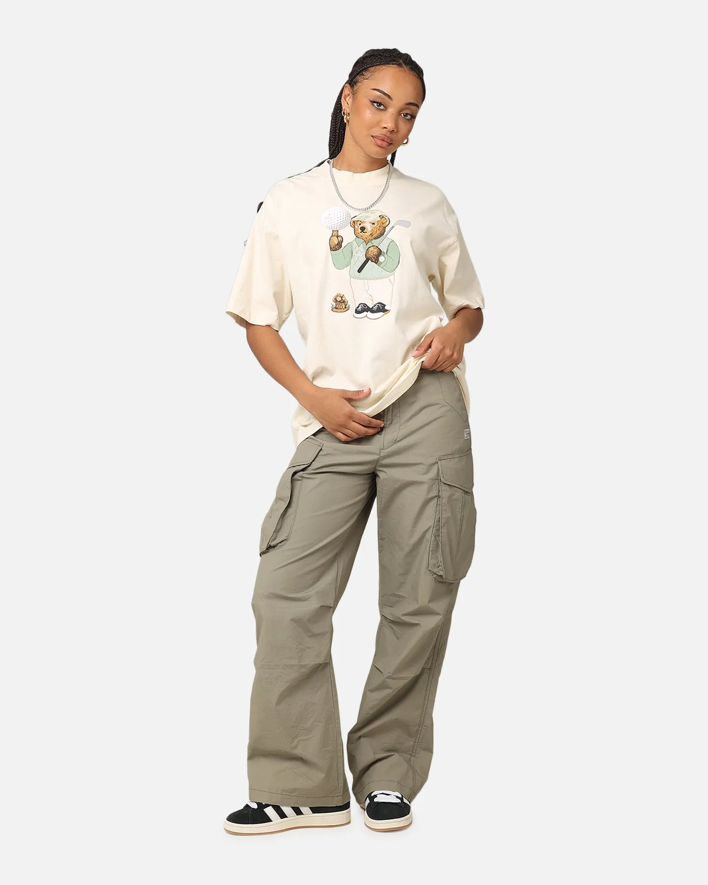 Market Par 5 Bear T-Shirt Ecru Trendy Wear Everyday Layer