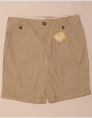 DOCKERS Womens Bermuda Bermuda Shorts US 10 Large W32  Beige Cotton Breezy Waist