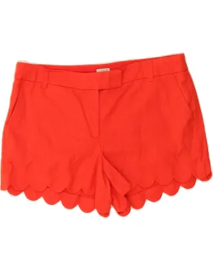Camouflage Style J. CREW Womens Chino Shorts US 14 XL W36  Red Linen