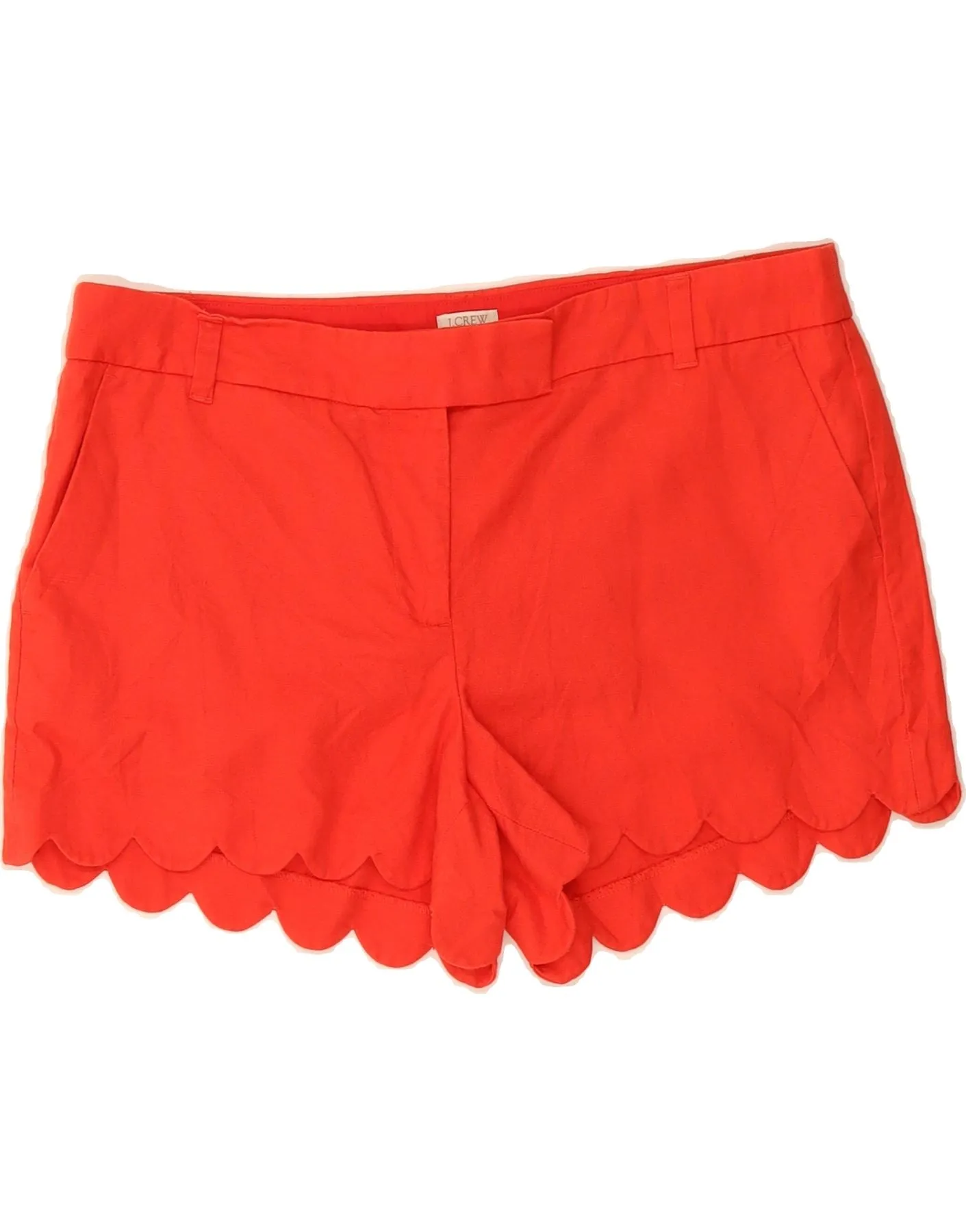 Camouflage Style J. CREW Womens Chino Shorts US 14 XL W36  Red Linen