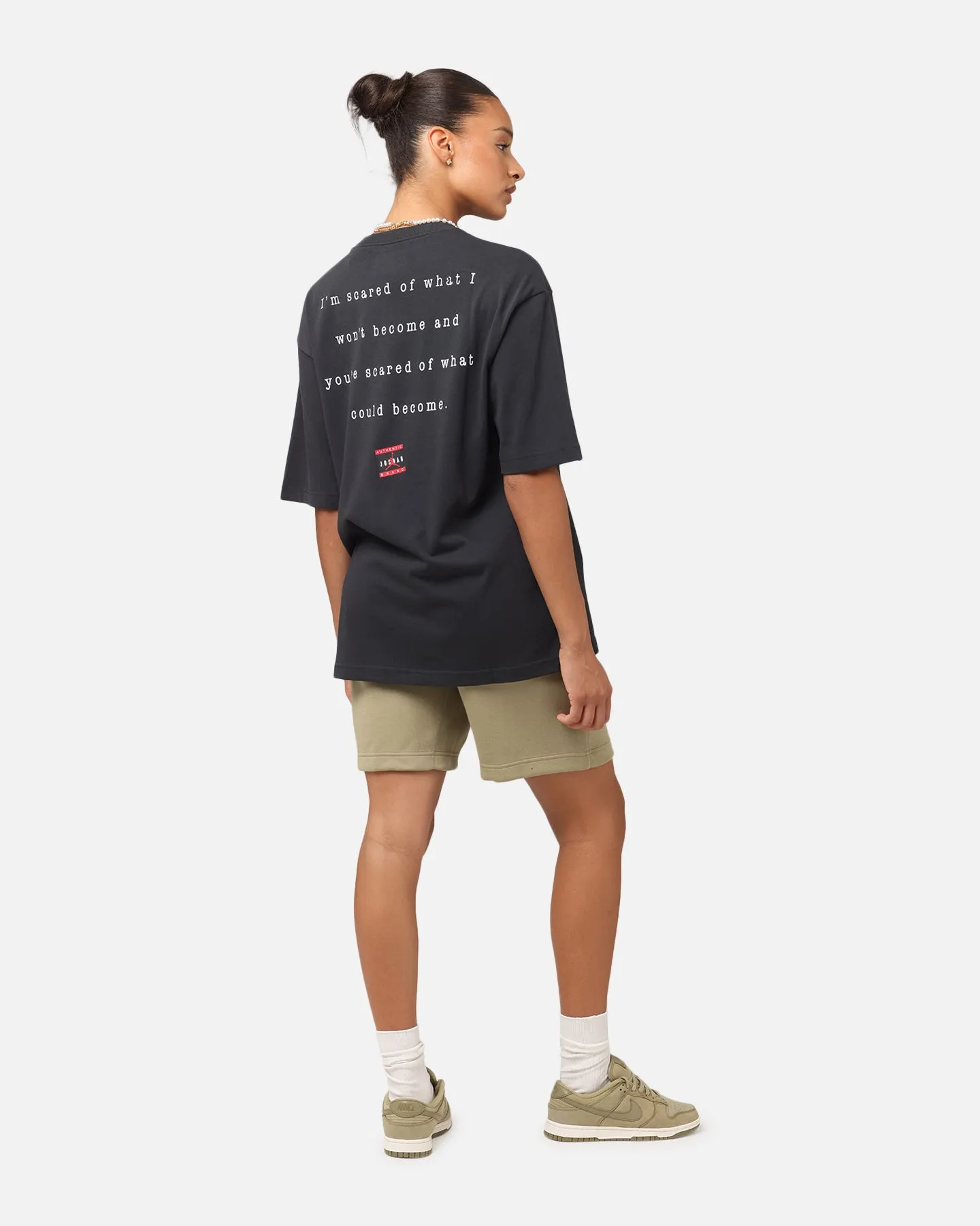 Jordan Statement 1985 J Day Crewneck T-Shirt Off Noir No Fade Technology