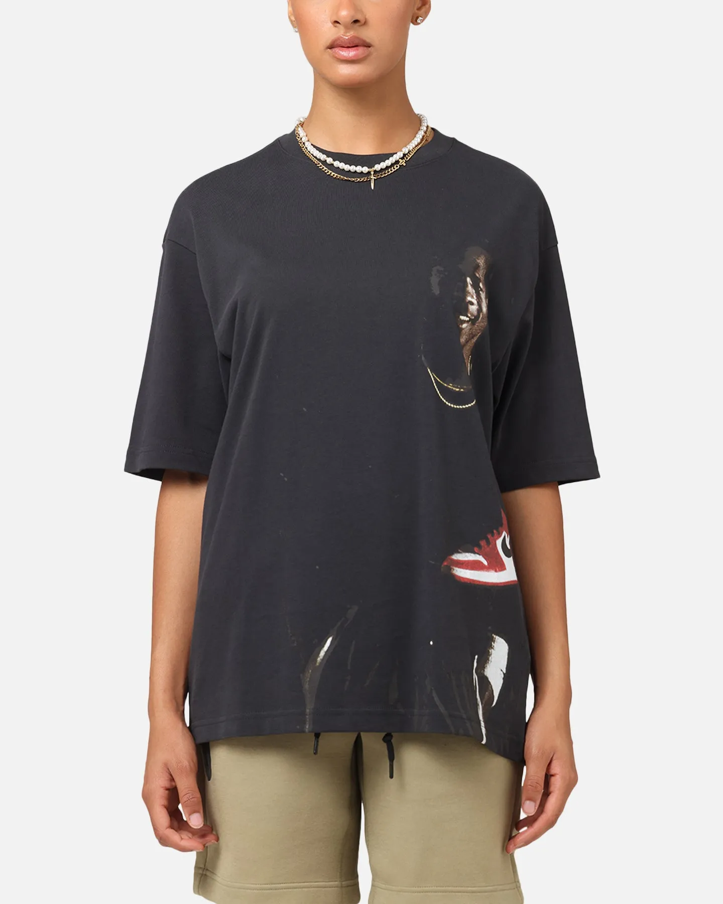 Jordan Statement 1985 J Day Crewneck T-Shirt Off Noir Customer Favorite