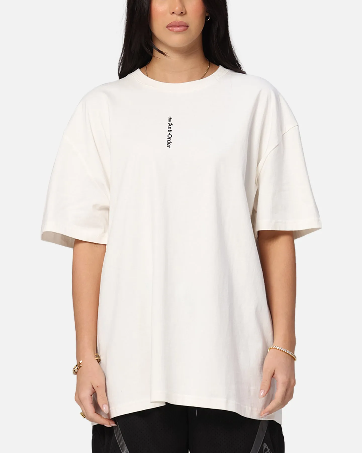 The Anti Order Process Boxy T-Shirt Off White budget-friendly