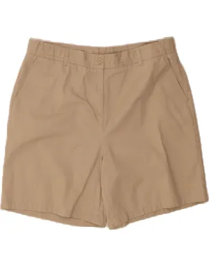 Running Gear transportation industry IZOD Womens High Waist Chino Shorts US 18 2XL W36 Beige Cotton
