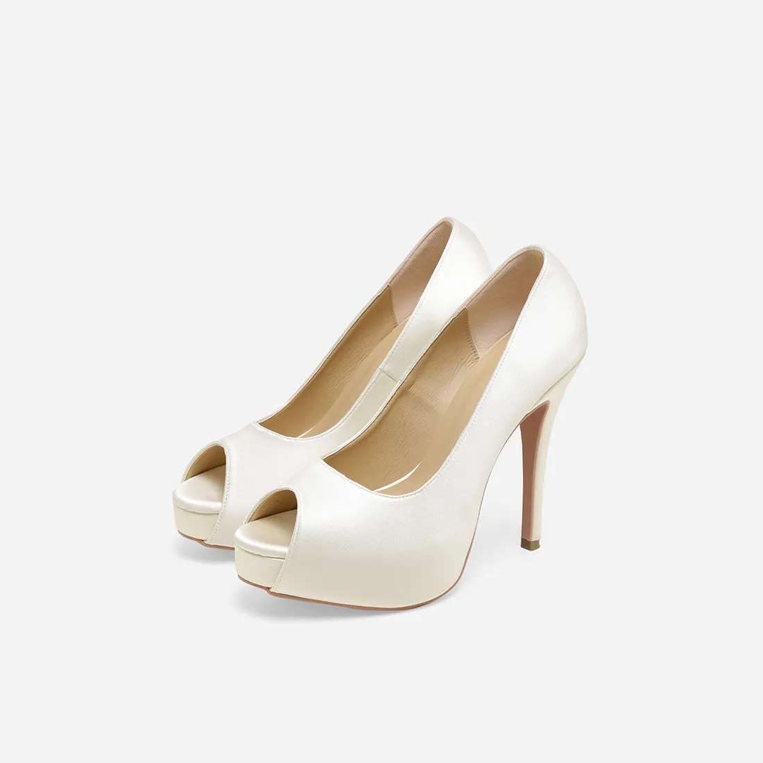 Ankle Strap Love Wedding Pumps