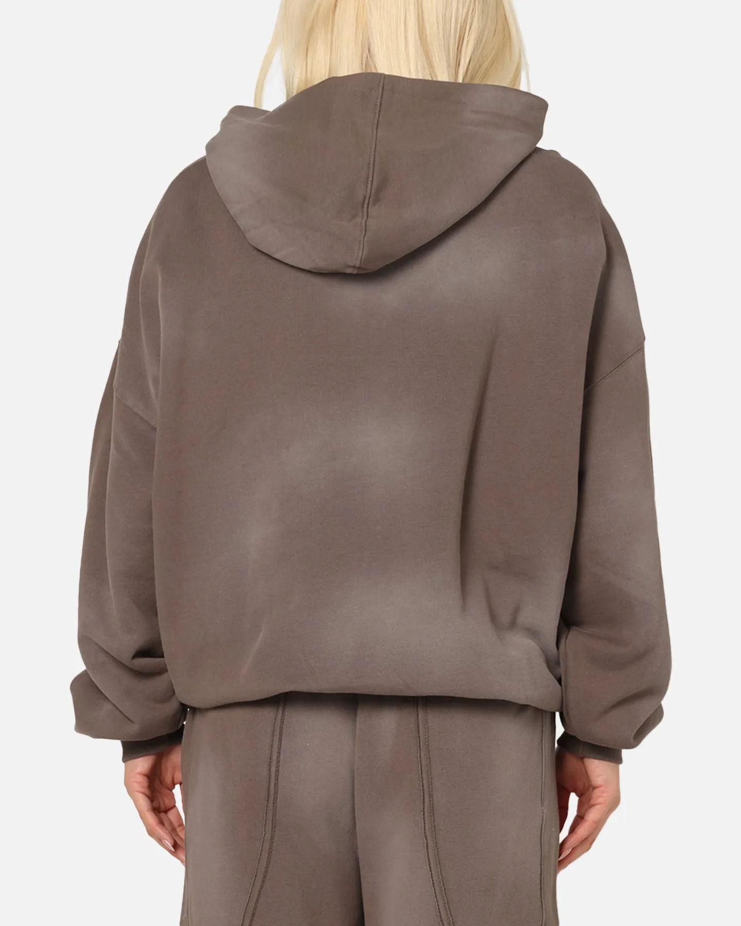 The Anti Order Post Season Boxy Hoodie Sunfade Brown surfing clothes