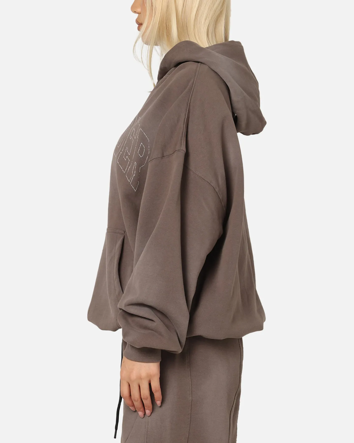 The Anti Order Post Season Boxy Hoodie Sunfade Brown Personalized Style